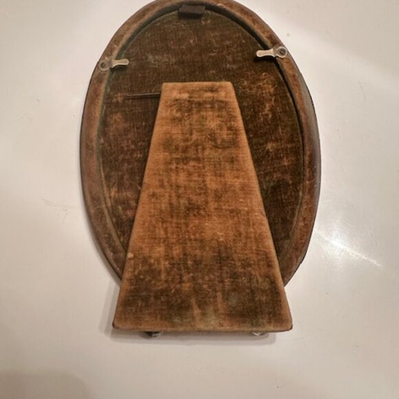 Antique Hallmarked Sterling Silver Oval Picture Frame - Picture 8 of 8